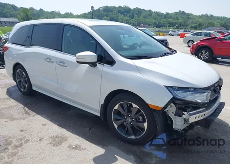 2023 Honda Odyssey Elite из США, поврежденный, VIN 5FNRL6H94PB015584